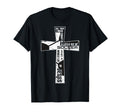 Christian Cross Soccer Art All That I T-Shirt - Minimalist Print Unisex