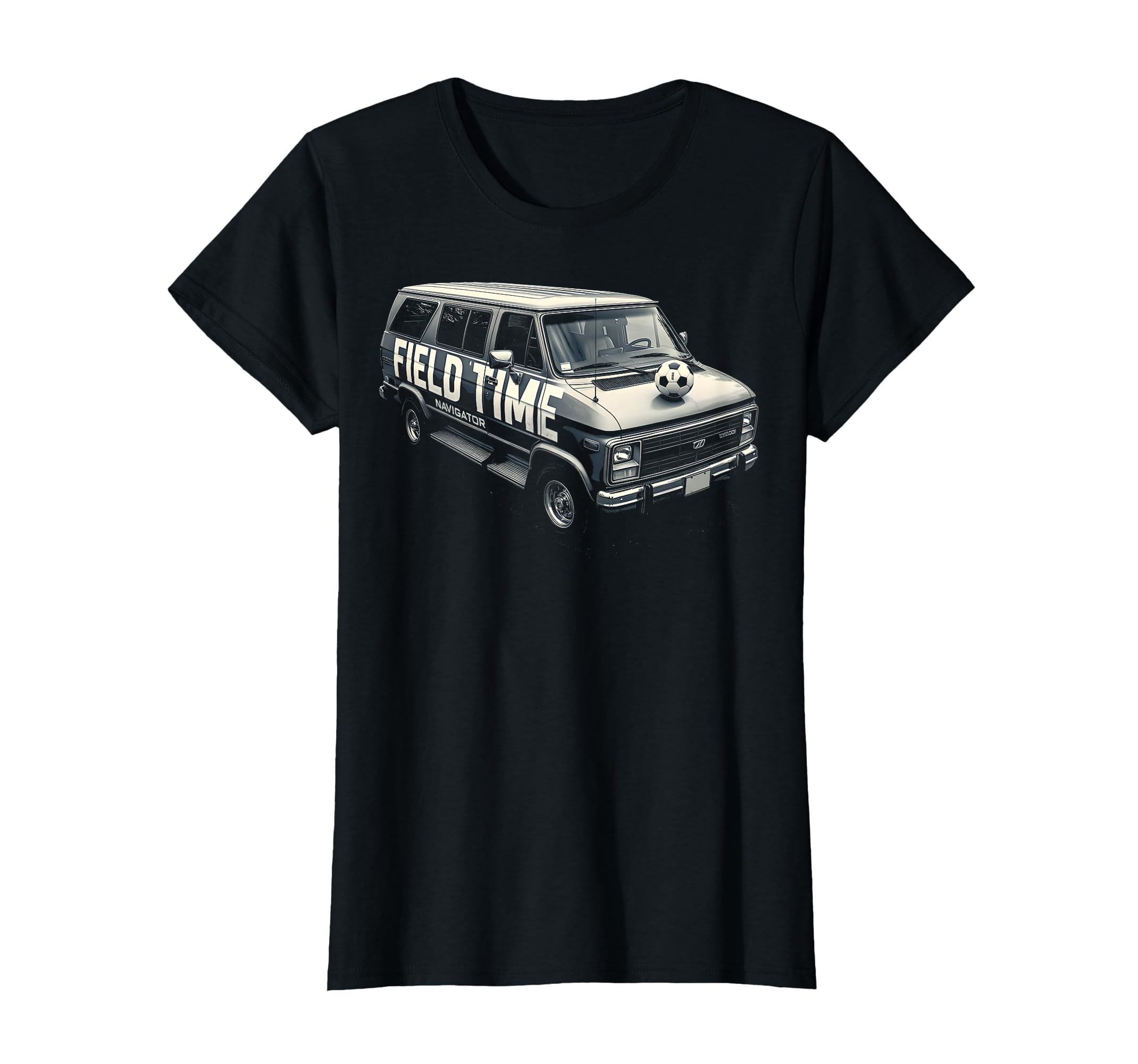 Field Time Navigator Soccer Mom T-Shirt - Novelty Apparel for Adults