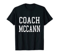 Coach Mccann Custom Football Soccer T-Shirt - Fun Novelty Design Unisex