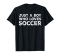 Just Who Loves Soccer Soccer Lover T-Shirt - Unique Graphic Men Women