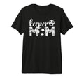 Soccer Keeper Mom Proud Mother Soccer T-Shirt - Unique Graphic Unisex