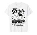 2027 Senior Soccer Nephew Proud T-Shirt - Fun Novelty Design for Adults