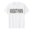 Soccer Great Papa Funny Soccer Birthday T-Shirt - Unique Graphic Men Women