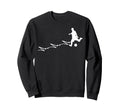 Soccer Heartbeat Funny Soccer Lover Sweatshirt - Streetwear Style Unisex