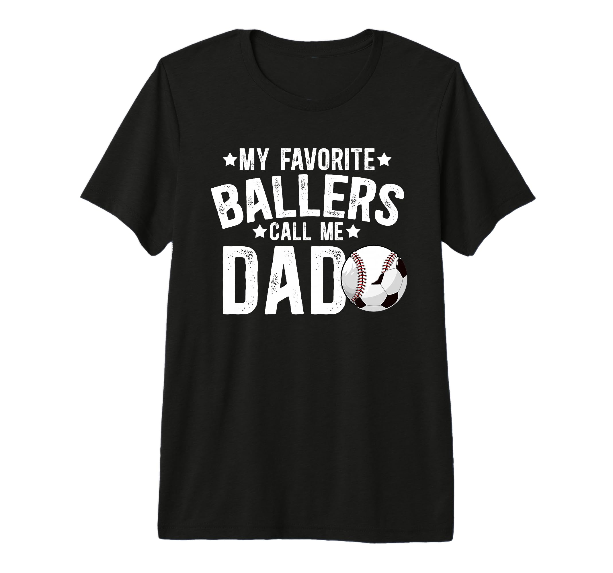 Mens My Favorite Ballers Call Me Dad T-Shirt - Novelty Apparel Unisex