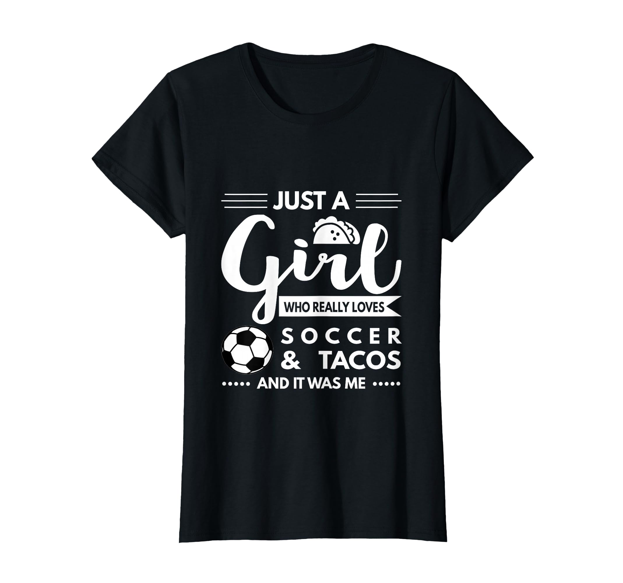 Who Really Loves Soccer Tacos T-Shirt - Streetwear Style for Adults