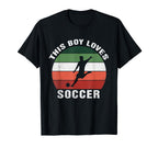 This Loves Soccer T-Shirt - Fun Novelty Design Men Women