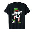 Soccer Elf Right Midfielder Soccer T-Shirt - Minimalist Print Unisex