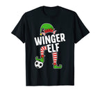 Soccer Elf Right Midfielder Soccer T-Shirt - Minimalist Print Unisex