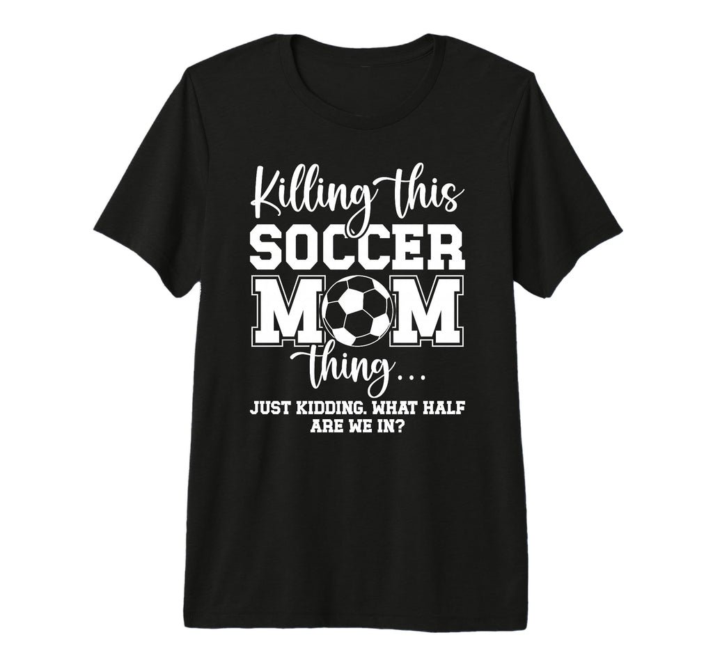 Soccer Mom Thing Mom Soccer Player T-Shirt - Minimalist Print Men Women