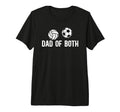 Mens Dad Both Proud Volleyball T-Shirt - Fun Novelty Design for Adults
