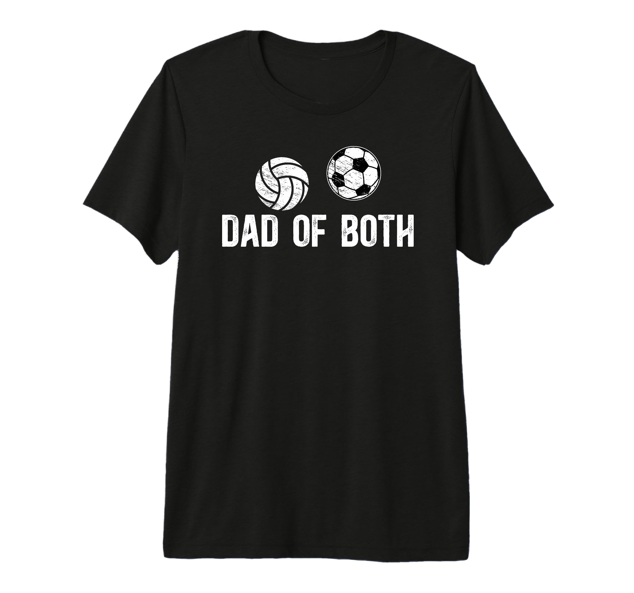 Mens Dad Both Proud Volleyball T-Shirt - Fun Novelty Design for Adults