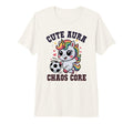 Funny Soccer Unicorn Aura Chaos Core T-Shirt - Custom Art Print Men Women