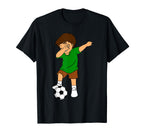Dabbing Soccer Funny Dab Dance Soccer T-Shirt - Aesthetic Graphic Unisex