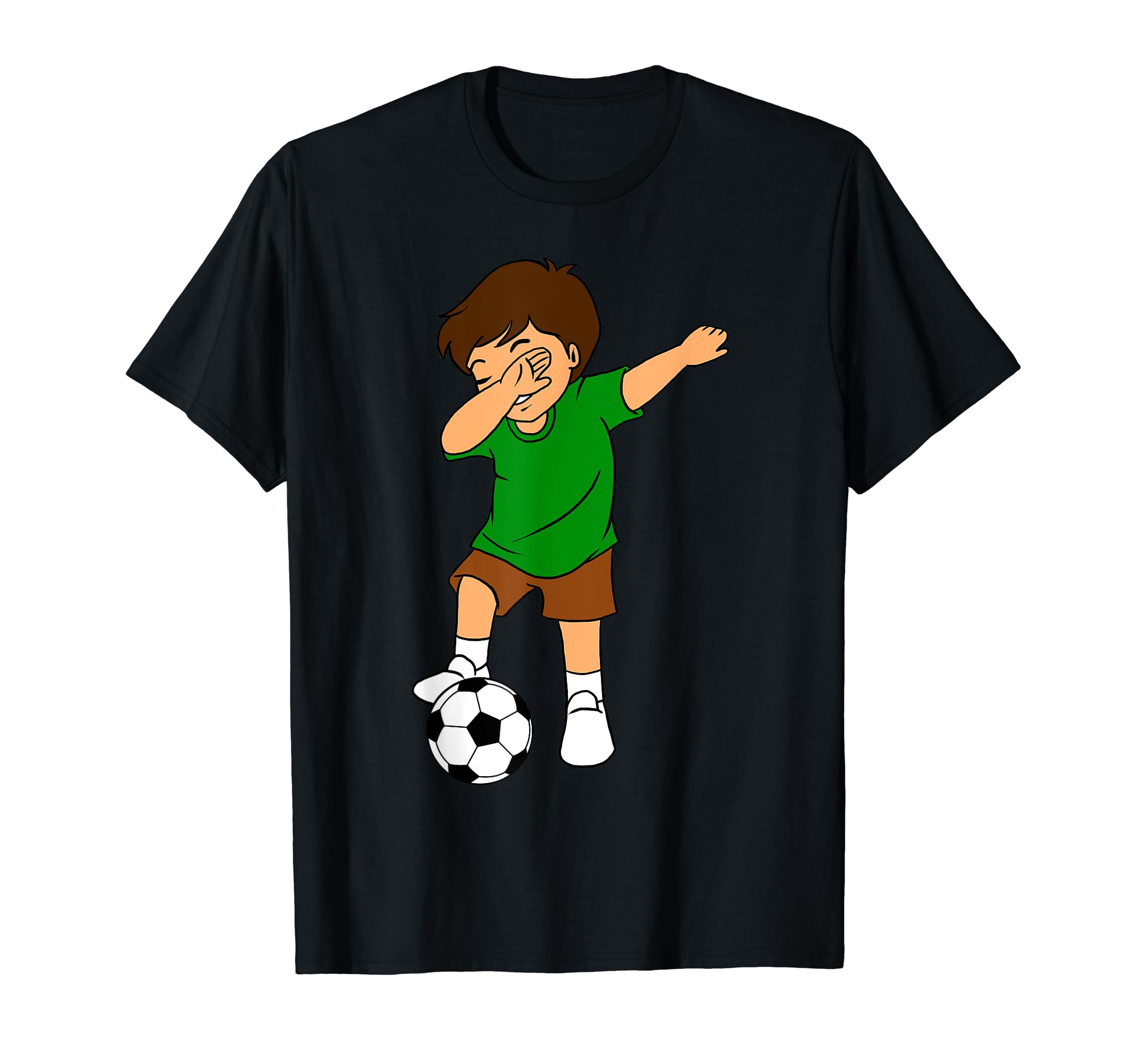 Dabbing Soccer Funny Dab Dance Soccer T-Shirt - Aesthetic Graphic Unisex