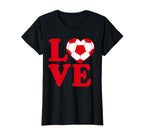 I Love Soccer T-Shirt - Unique Graphic Men Women