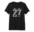 Soccer Number 27 Favorite Player 27 T-Shirt - Fun Novelty Design Unisex