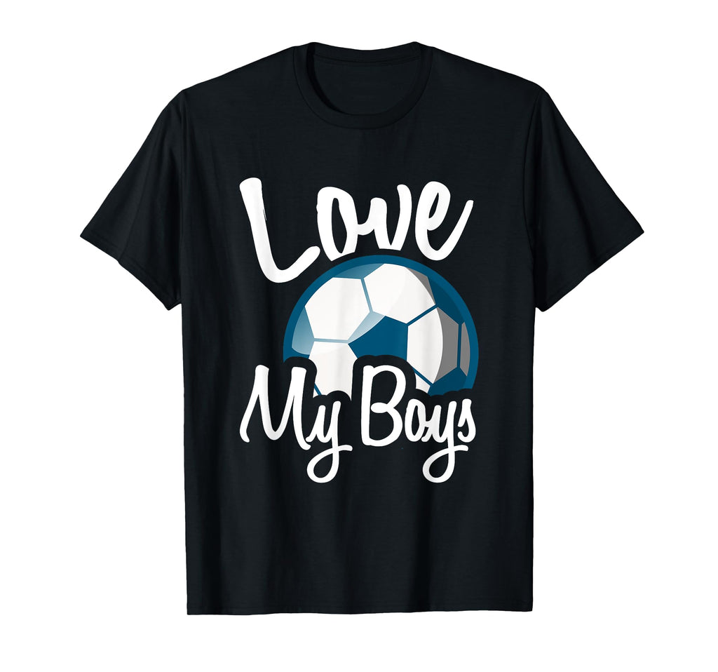Love My Soccer Mom T-Shirt - Custom Art Print for Adults