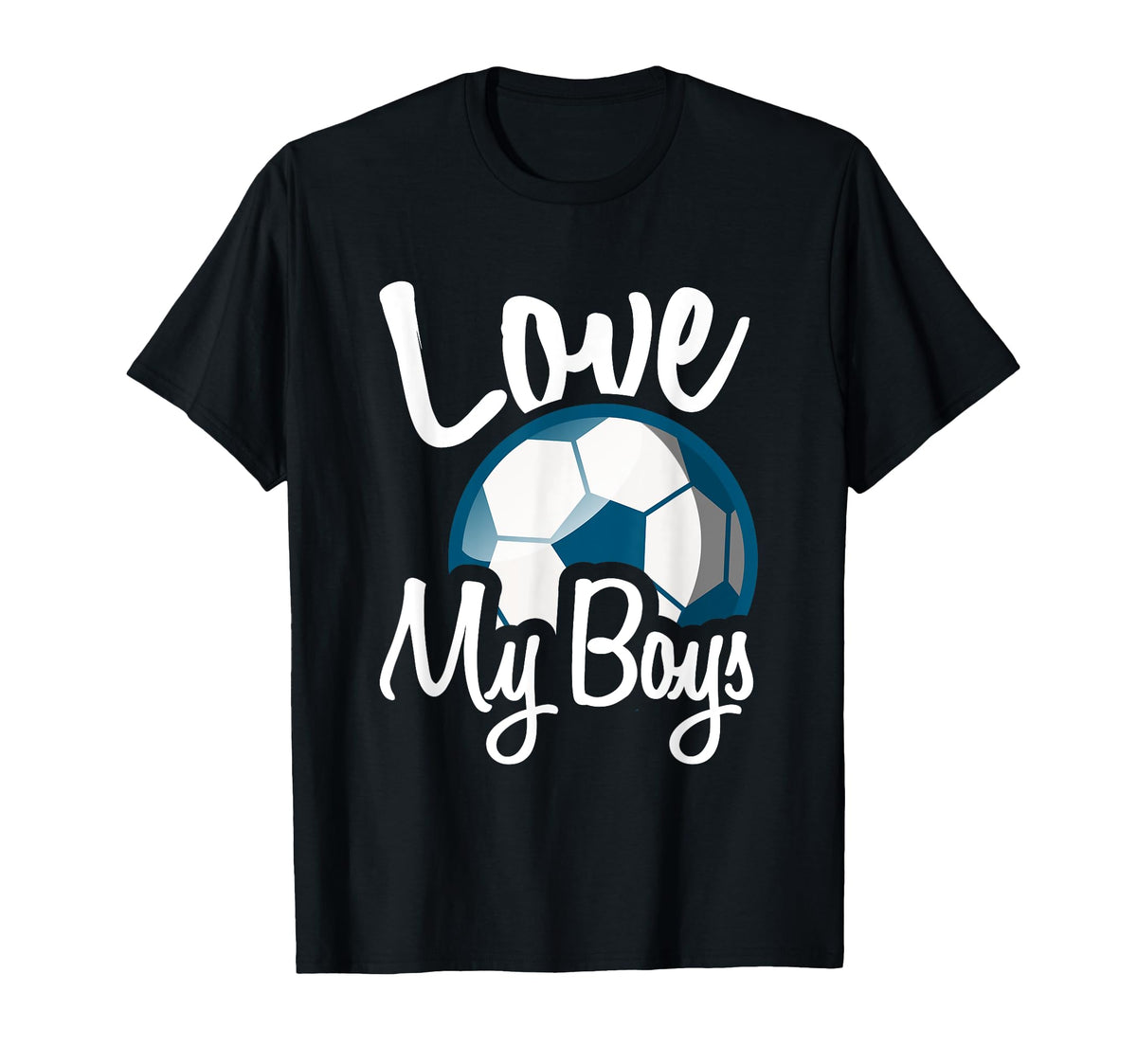 Love My Soccer Mom T-Shirt - Custom Art Print for Adults