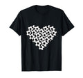 Heart Shaped Soccer Ball T-Shirt - Graphic Print for Adults