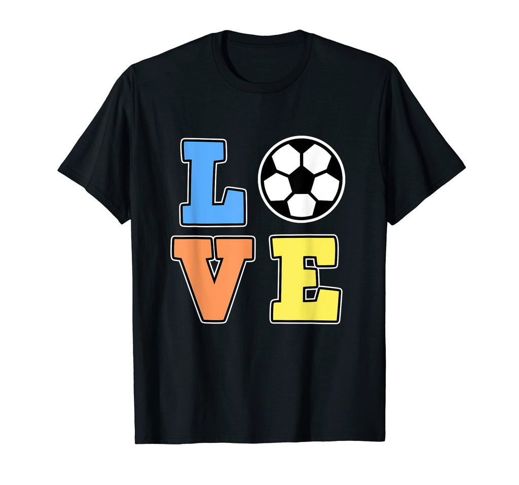Love Soccer Football Lover Coach T-Shirt - Minimalist Print for Adults