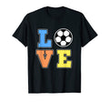Love Soccer Football Lover Coach T-Shirt - Minimalist Print for Adults