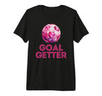 Goal Getter Soccer Player Striker T-Shirt - Aesthetic Graphic Men Women