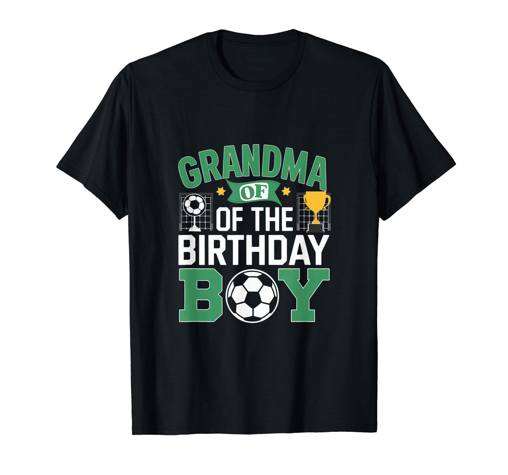 Grandma Birthday Soccer Family Party T-Shirt - Custom Art Print for Adults