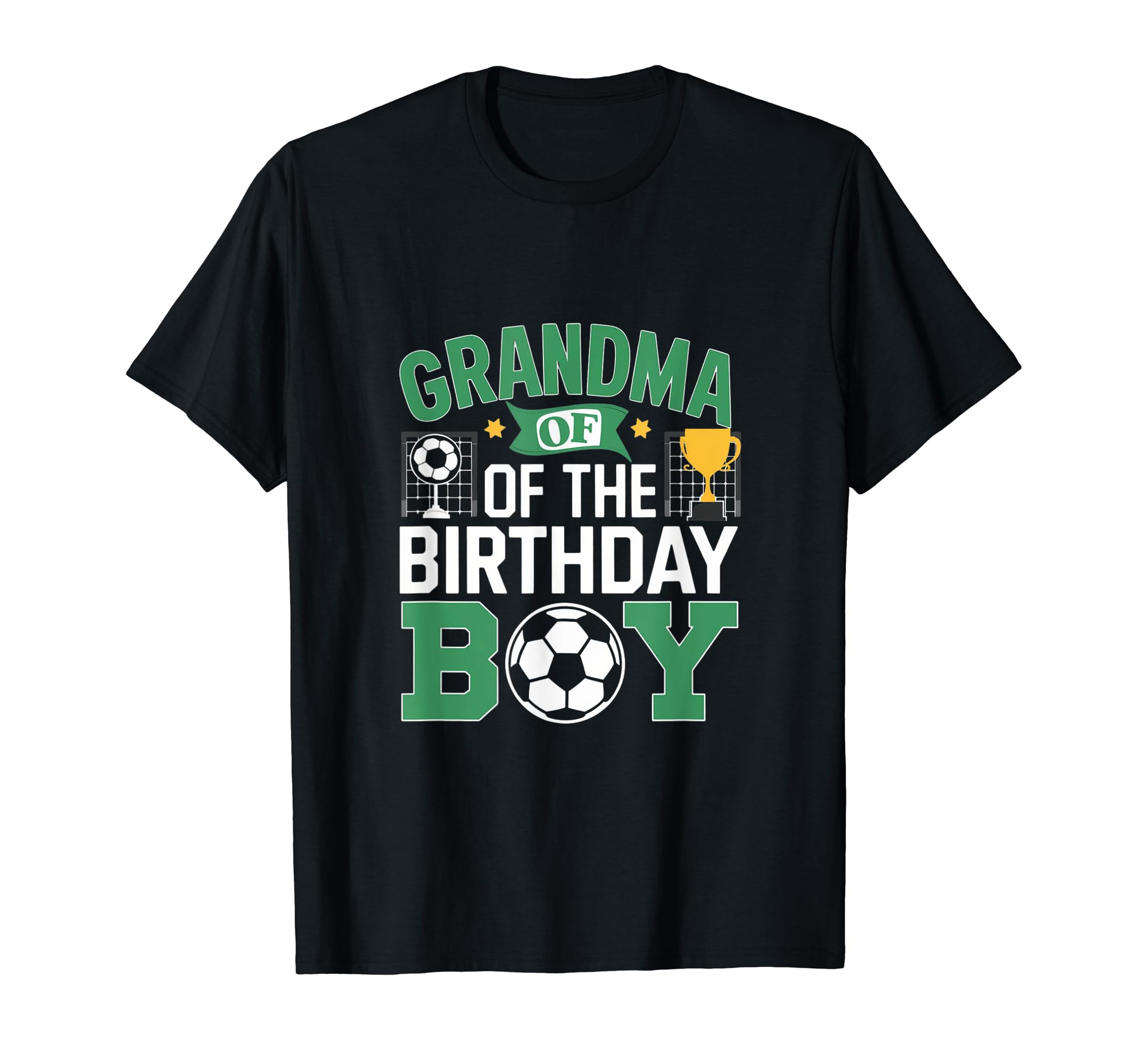 Grandma Birthday Soccer Family Party T-Shirt - Custom Art Print for Adults