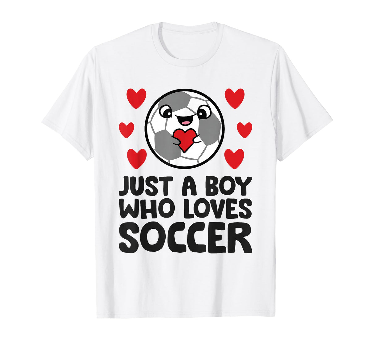 Just Who Loves Soccer T-Shirt - Novelty Apparel Men Women