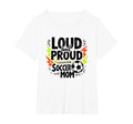 Loud And Proud Soccer Mom Womens Sweatshirt - Unique Graphic for Adults
