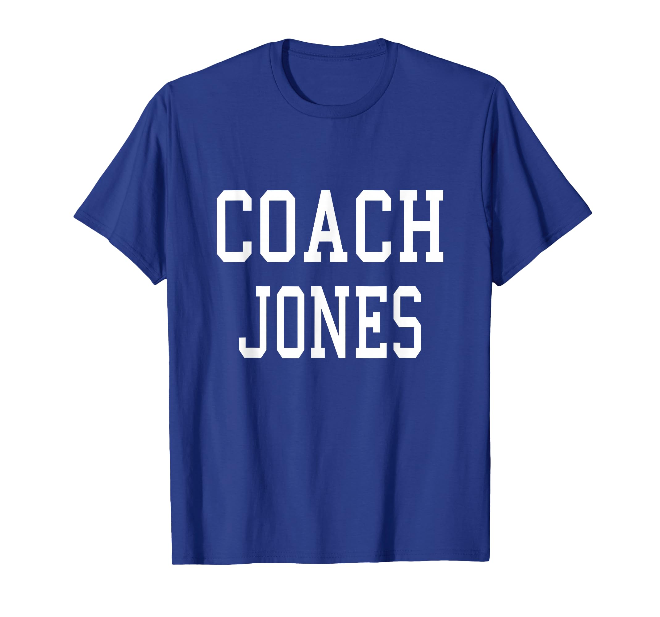 Coach Jones Custom Football Soccer T-Shirt - Trendy Graphic Unisex