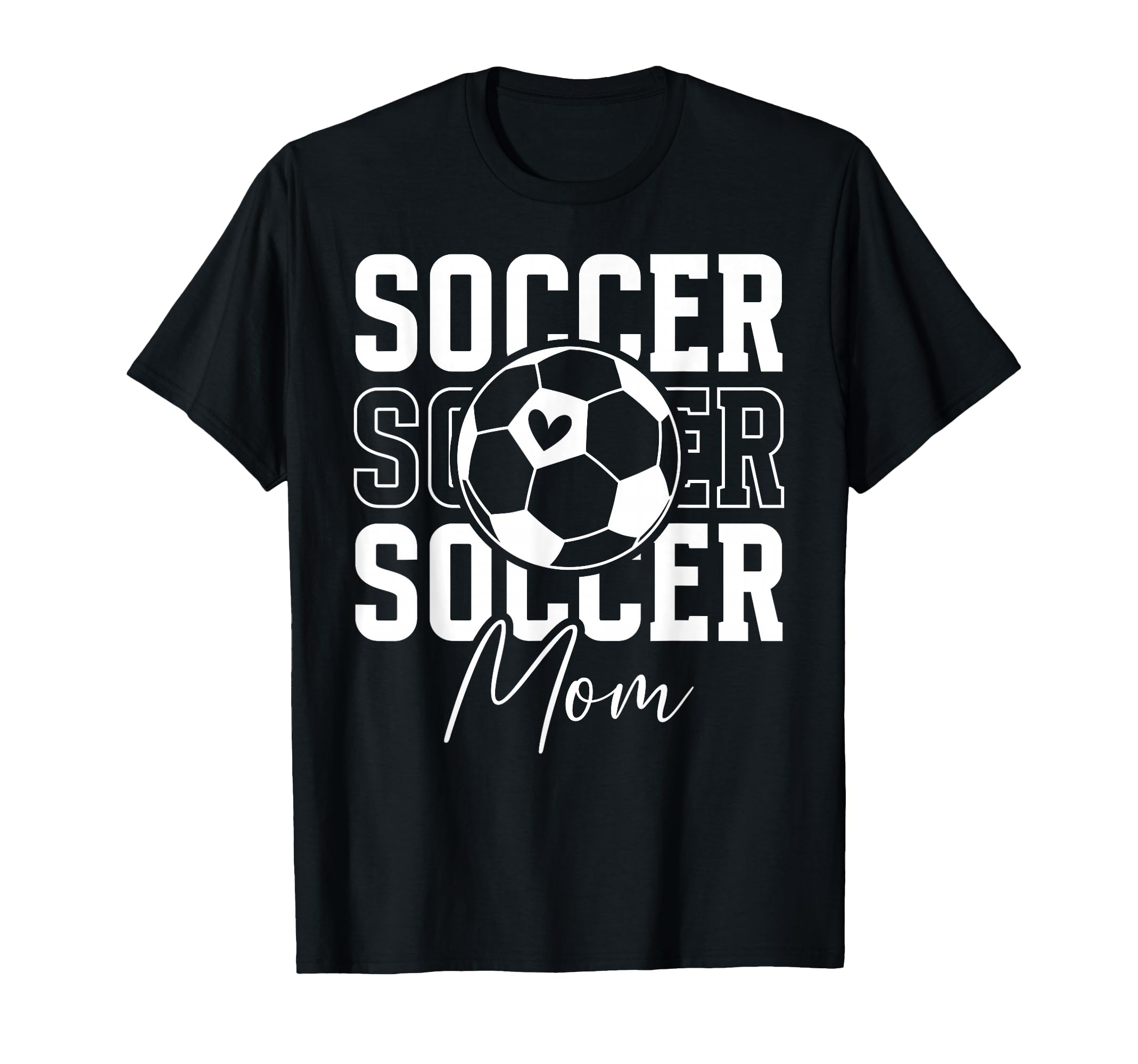 Soccer Mom Soccer Player Mom Soccer T-Shirt - Minimalist Print Men Women