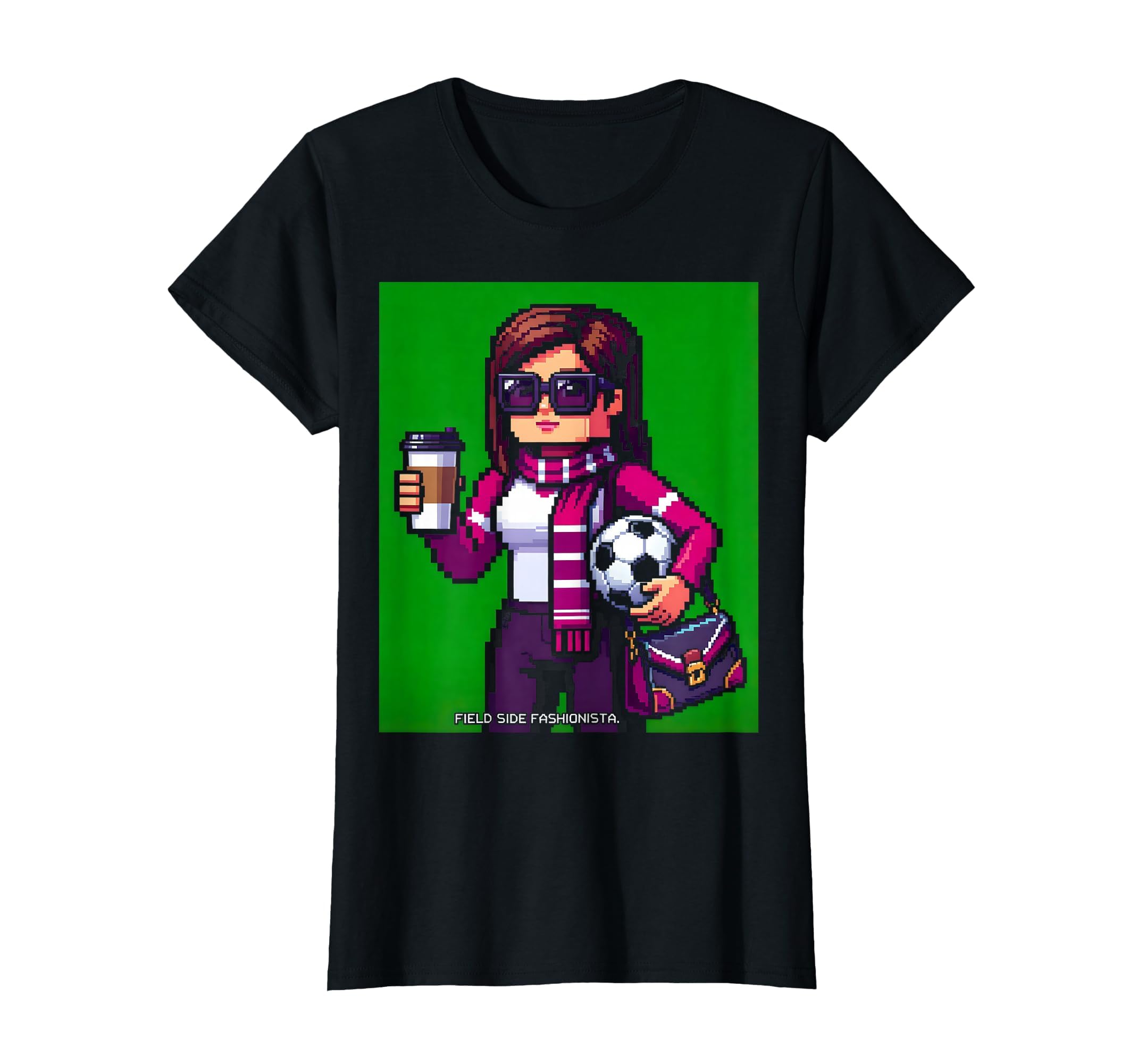 Field Side Fashionista Soccer Mom T-Shirt - Streetwear Style Men Women