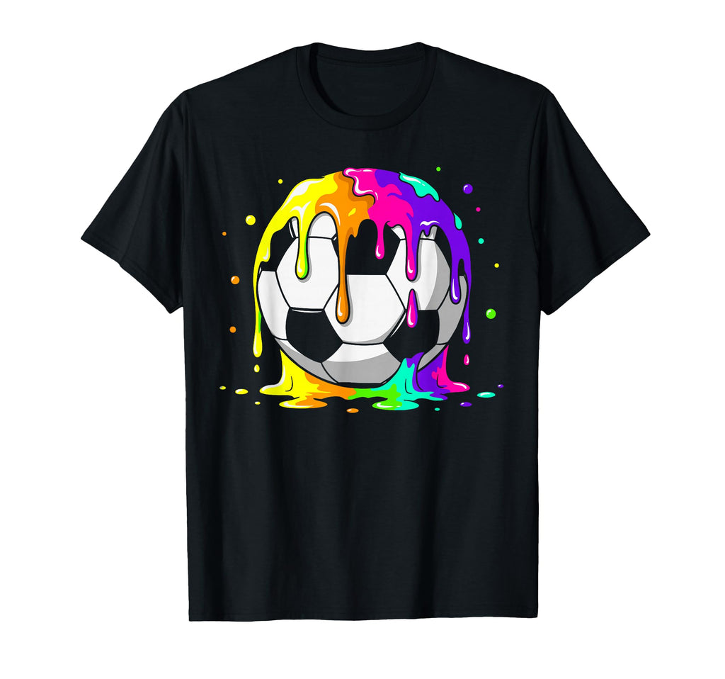 Soccer Ball Breaking Through Wall Funny T-Shirt - Aesthetic Graphic Unisex
