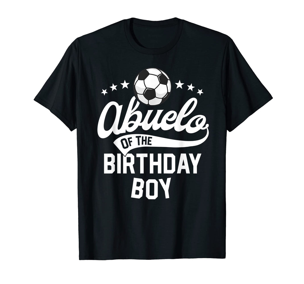 Abuelo Birthday Soccer Themed Party T-Shirt - Minimalist Print for Adults