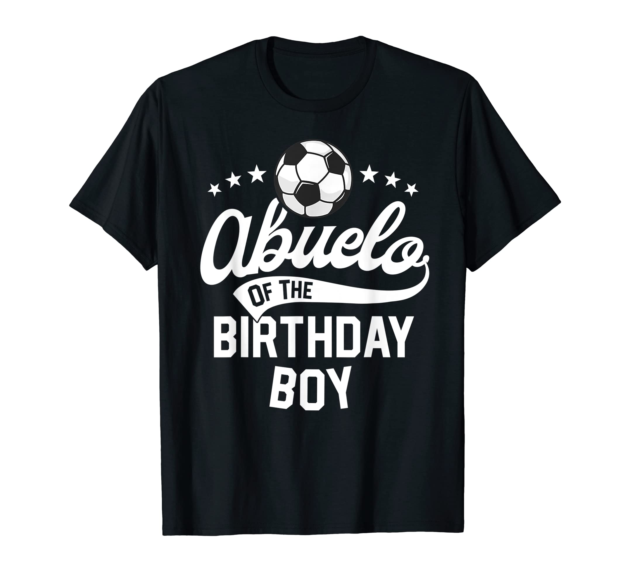 Abuelo Birthday Soccer Themed Party T-Shirt - Minimalist Print for Adults