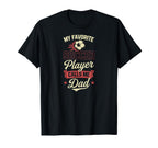 My Favorite Soccer Player Calls Me Dad T-Shirt - Trendy Graphic Men Women