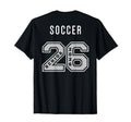 Soccer Senior 2026 Back Soccer T-Shirt - Casual Everyday Wear for Adults