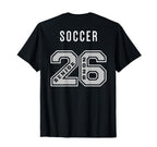 Soccer Senior 2026 Back Soccer T-Shirt - Casual Everyday Wear for Adults