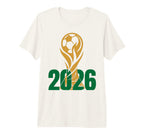 Usa World Football 2026 Team Game T-Shirt - Casual Everyday Wear Unisex