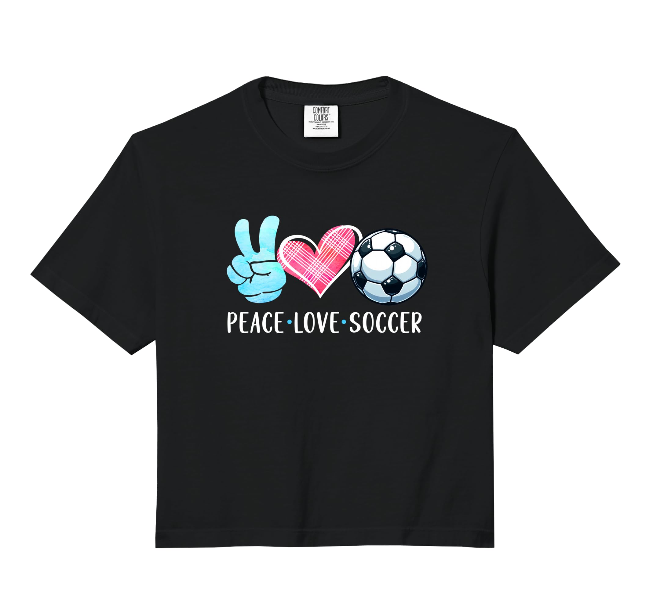 Soccer Lover Soccer Player Game Day Peace Hoodie - Novelty Apparel Unisex