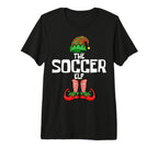 Soccer Elf Matching Family Tri T-Shirt - Casual Everyday Wear Men Women
