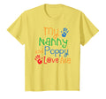 My Nanny And Poppy Love Me Grandchild T-Shirt - Unique Graphic Men Women