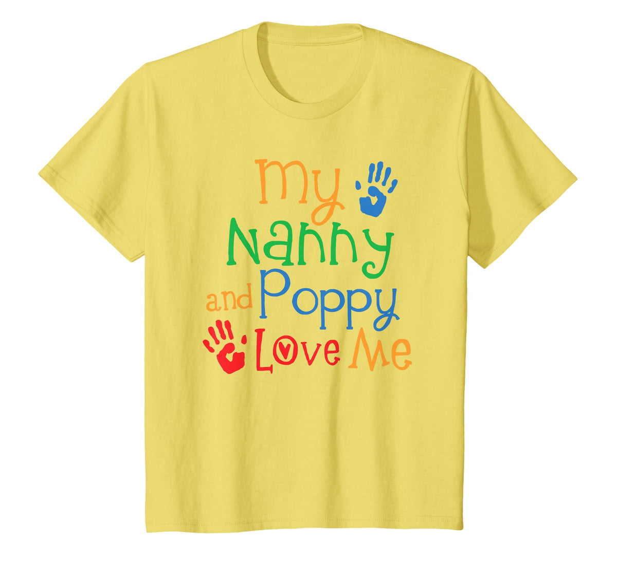 My Nanny And Poppy Love Me Grandchild T-Shirt - Unique Graphic Men Women