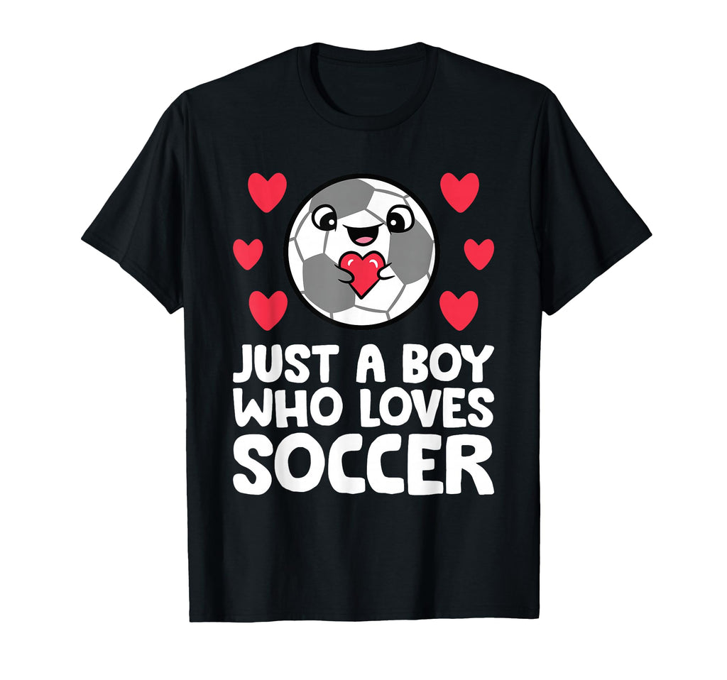 Just Who Loves Soccer T-Shirt - Novelty Apparel Unisex