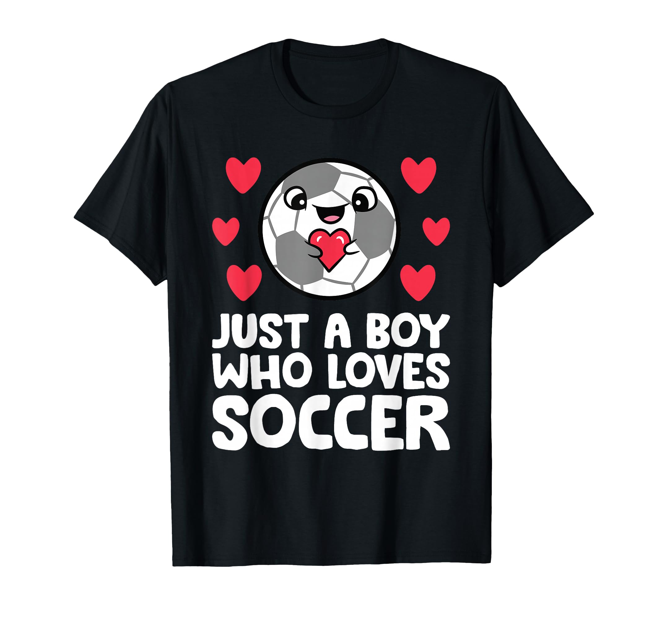 Just Who Loves Soccer T-Shirt - Novelty Apparel Unisex