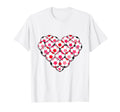 Heart Shaped Soccer Ball Artwork T-Shirt - Unique Graphic for Adults