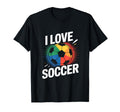 I Love Soccer Vibrant Fan Statement T-Shirt - Graphic Print Men Women