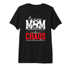 Soccer Team Mom Chaos Coordinator T-Shirt - Custom Art Print Men Women